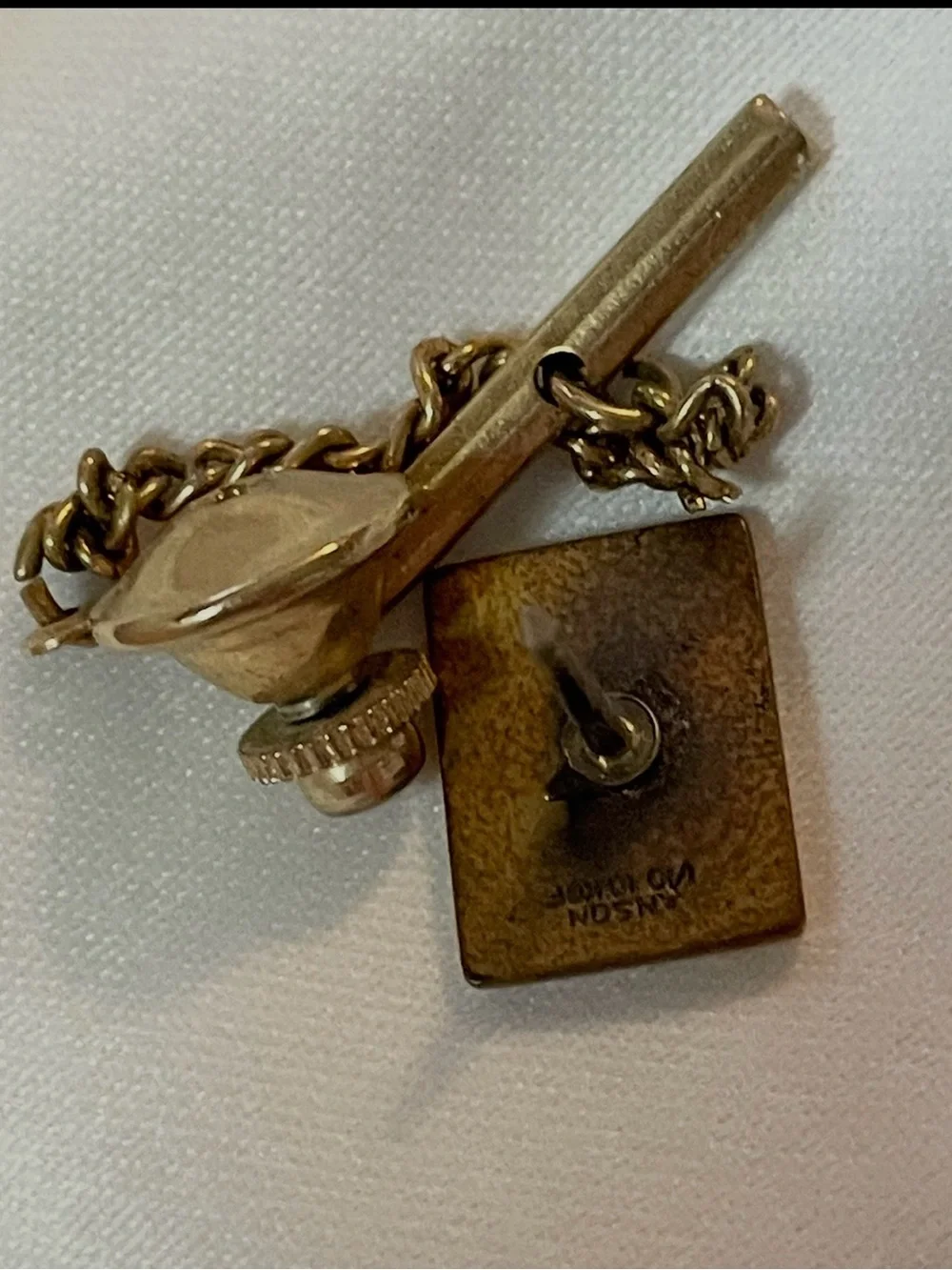 Vintage Sears and GE Gold Filled Tie Tack and Pin Lot- Gold